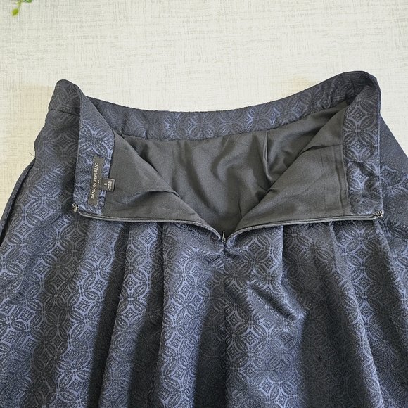 Banana Republic Pleated A-Line Flare Short Skirt with Side Pockets SZ 8 Medium - Picture 4 of 7